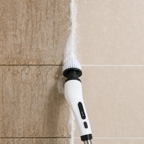 The Reset Brush Extended Reach Standing In Use