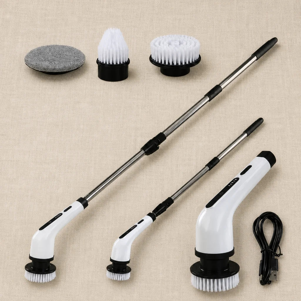 The Reset Brush Starter Kit (3-Head Set) Tan Linen